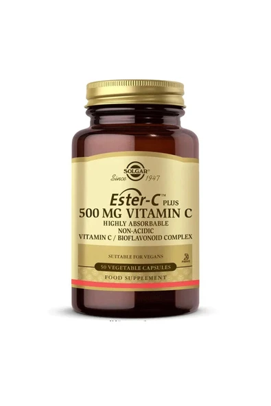 Solgar Ester-C Plus 500 mg 50 Kapsül - 1