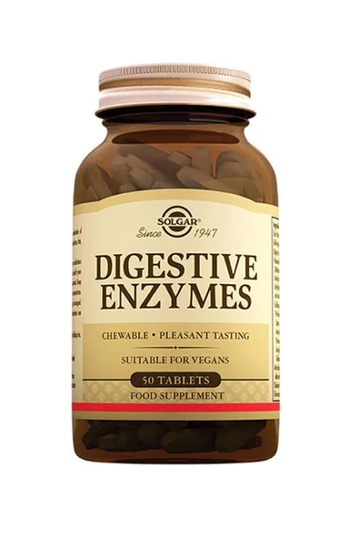 Solgar Digestive Enzymes 50 Tablet ürün görseli