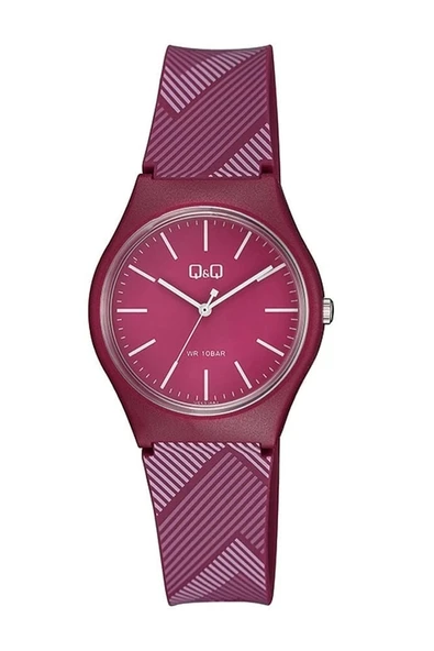 Unisex Bordo Silikon Kordon Kol Saati Vs52j004y - 1