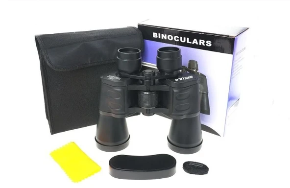 7x50 Kauçuk Kaplamalı Mavı Cam Mercekli Dürbün ürün görseli