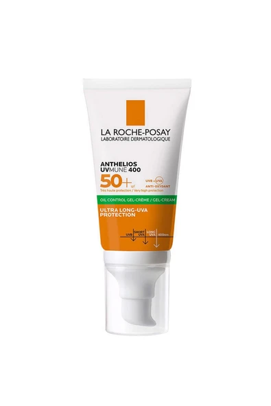 La Roche Posay Anthelios Oil Control Gel Cream Yüz Güneş Kremi SPF50+ 50 ml