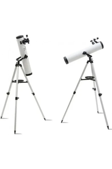 76x700 Profesyonel Aynalı  Uzay Teleskopubeyaz - Resim 4