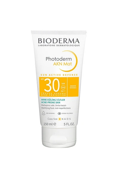 Bioderma Photoderm AKN Mat Spf30+ Güneş Koruyucu Krem 150 ml