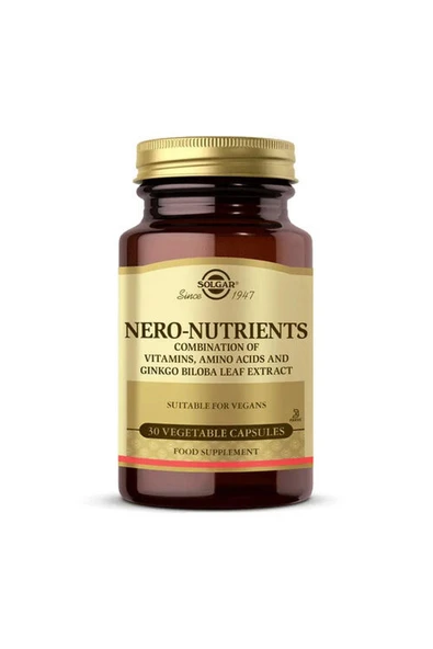 Solgar Nero Nutrients 30 Kapsül - 1