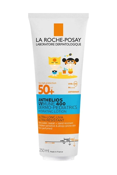 La Roche Posay Anthelios Dermo Pediatrics UVmune400 SPF50+ Hassas Ciltler Ve Çocuklar İçin Güneş Koruyucu Vücut Sütü 250 ml