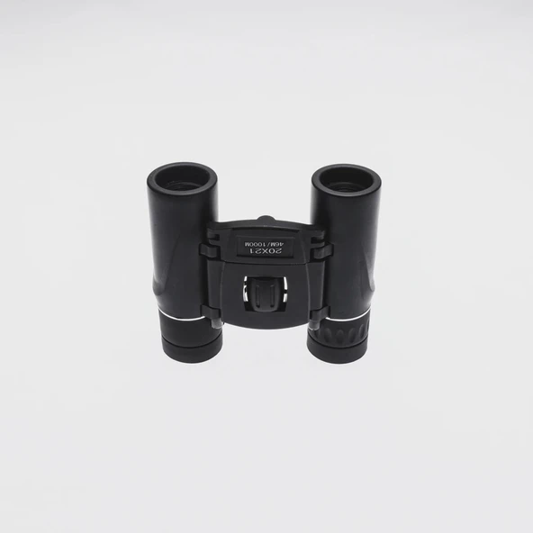 20x21 Nıkula  Cepte Taşımalı Kauçuk Kaplamalı Mini Dürbün  1000m/46m - Resim 2