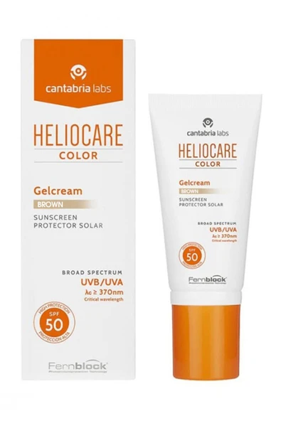 Heliocare Color Gelcream Brown Renkli Güneş Kremi Spf 50 50 ml