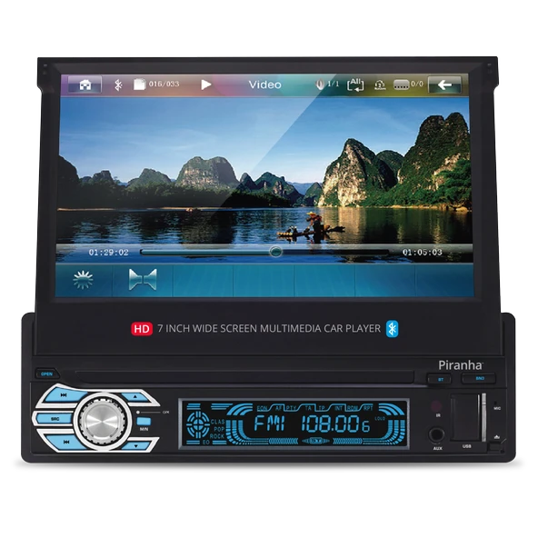 Piranha Titan C USB SD Radyo İndash Oto Teyp Bluetooth MirorLink + kamera 2.EL KULLANILMIŞ - 2