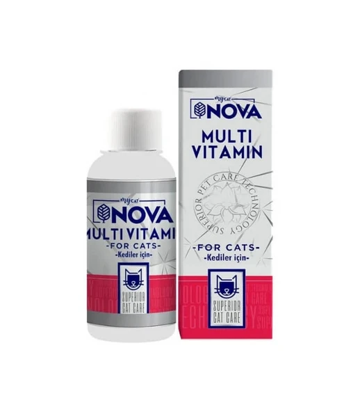 Nova Kediler İçin Likit Multivitamin 100ml