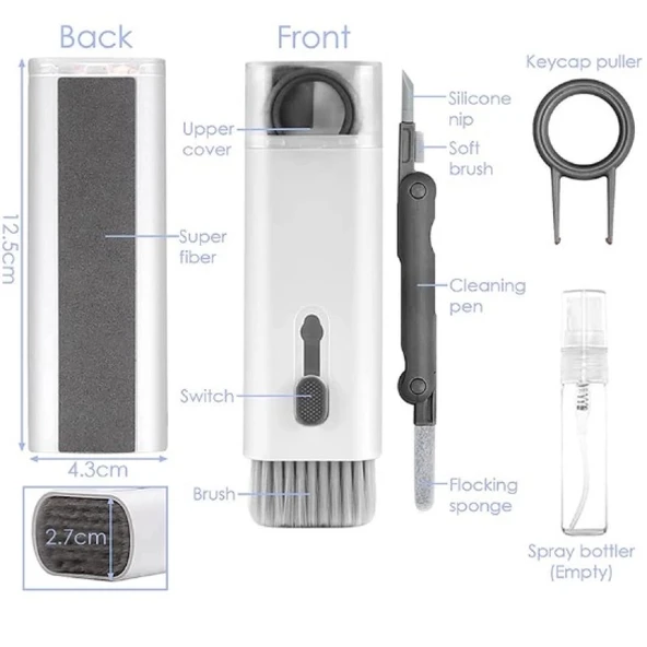 Çok Fonksıyonlu 7 In 1 Aırpods Klavye Ekran Kulaklık Temızleme Kıtı - Resim 5