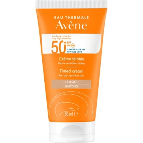 Avene Solaire SPF 50+ Kuru Ciltler İçin Renkli Güneş Kremi 50 ml