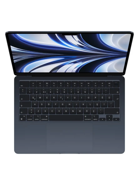 Apple MacBook Air M2 Çip 8GB 256GB SSD macOS 13" Taşınabilir Bilgisayar Gece Yarısı MLY33TU/A - 2