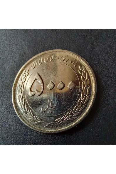 Escoines Koleksiyon 3996367e1e8d431717 İran 5000 Riyali 2015-2017 Imam Reza Shrine ÇİL Madeni Para - Resim 6