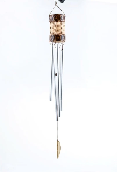 Üstü Bambu Metalli Rüzgar Çanı 83 Cm St00143 ürün görseli 1