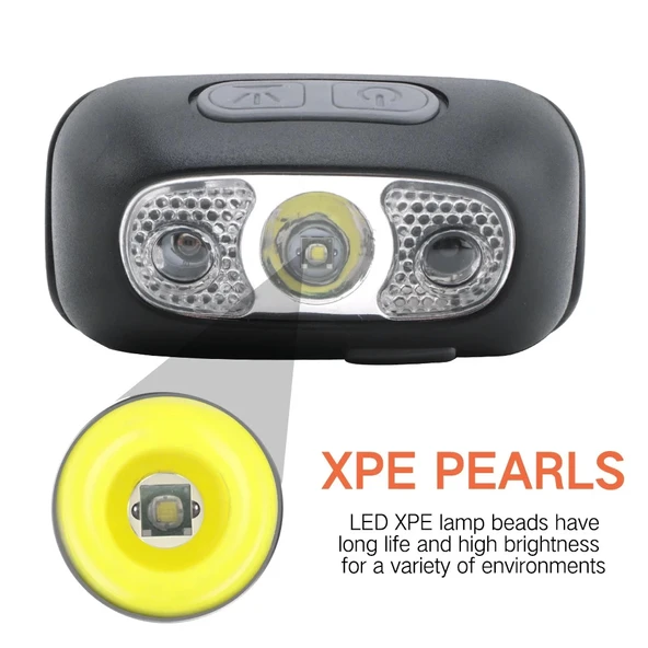 Baretta Brt61 Xpe Pearls Led Hareket Sensörlü Mini Usb Şarjlı Kafa Feneri - 2