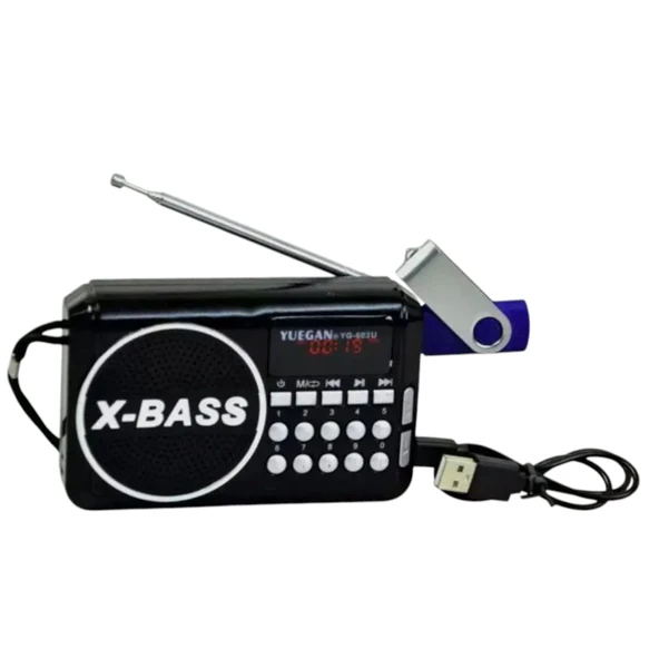 Mini Cep Fm Radyo Dijital Göstergeli  Jtec Şarjlı - 5