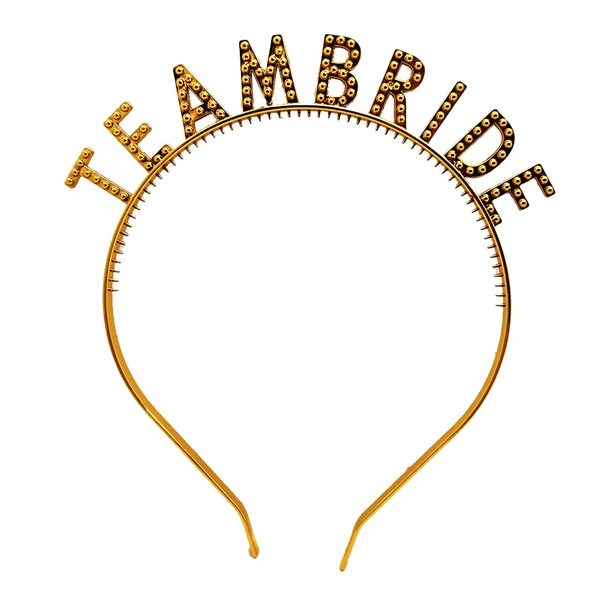 Altın Renk Team Bride Taç – Gelin Ve Nedime Tacı ürün görseli 1