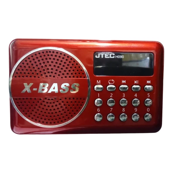 Mini Cep Fm Radyo Dijital Göstergeli  Jtec Şarjlı - 2