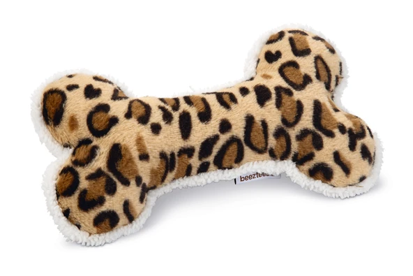 Beeztees Köpek Oyuncağı, Sesli, Kemik, Peluş, Siyah/Kahverengi, 30x16x4cm ürün görseli