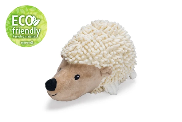 Beeztees Köpek Oyuncağı, Kirpi, Peluş, Beyaz, 26x14x15cm - Resim 3