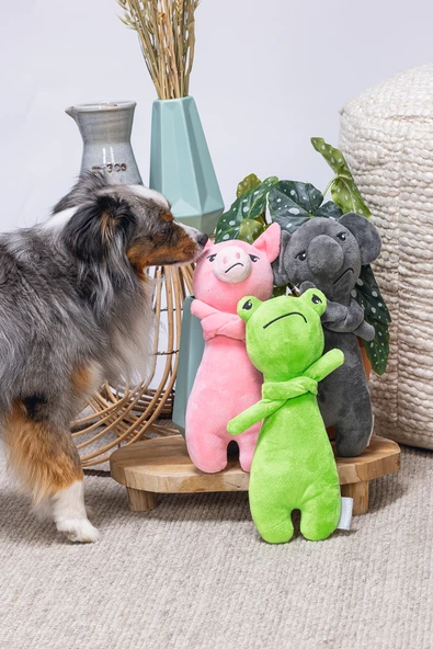 Beeztees Köpek Oyuncağı, Domuz, Peluş, Pembe, 31x11,5x8,5cm - Resim 2