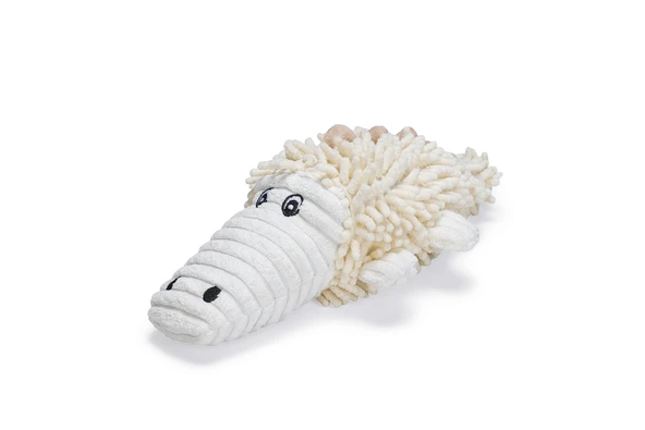 Beeztees Köpek Oyuncağı, Timsah, Peluş, Beyaz, 36x16x10cm ürün görseli