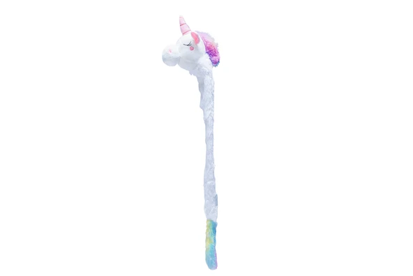 Beeztees Yavru Köpek Oyuncağı, Unicorn, Peluş, Beyaz, 74x14x15cm - Resim 5