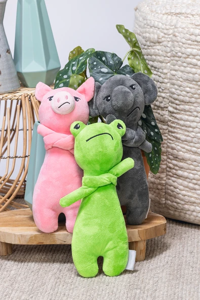 Beeztees Köpek Oyuncağı, Domuz, Peluş, Pembe, 31x11,5x8,5cm - Resim 3