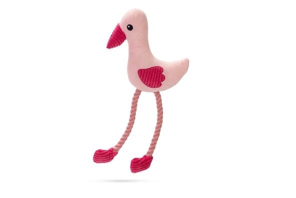 Beeztees Köpek Oyuncağı, Sesli, Flamingo, Peluş, Pembe, 39,5x19,5x6cm ürün görseli