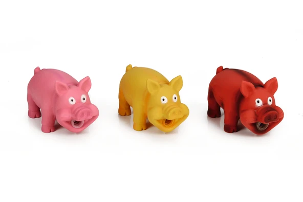 Beeztees Köpek Oyuncağı, Sesli, Domux, Lateks, Çeşitli Renklerde, 16x7x9cm - 1