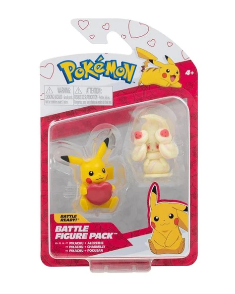 Pokemon Battle Figür Pikachu ve Alcremie PKW2489