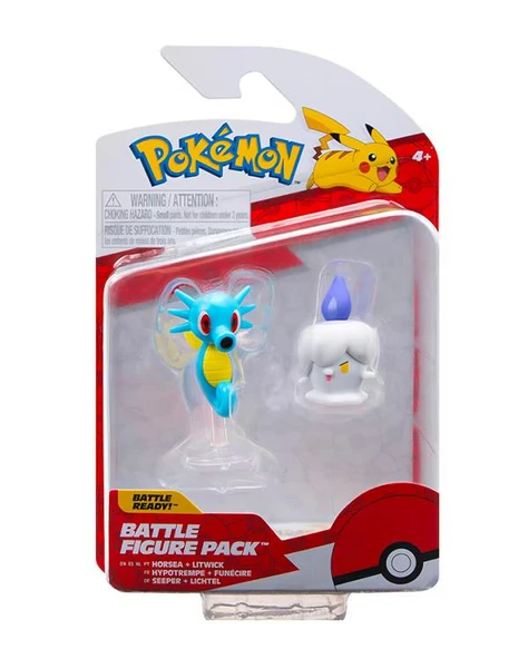 Pokemon Battle Figür Horsea ve Litwick PKW3008