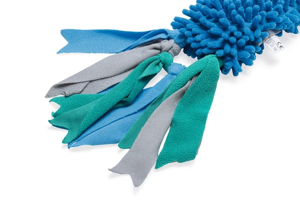 Beeztees Köpek Oyuncağı, Tut Getir, Peluş, Mavi-Yeşil, 70x10x3cm - Resim 3