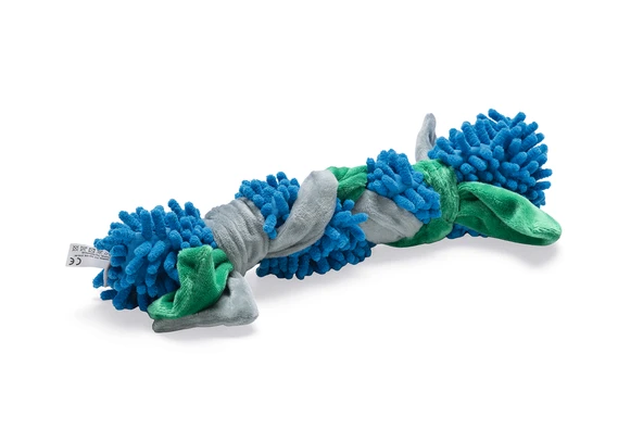 Beeztees Köpek Oyuncağı, Tut Getir, Peluş, Mavi-Yeşil, 37x7x7cm ürün görseli