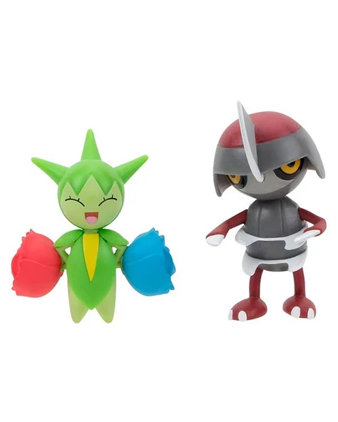 Pokemon Battle Figür Roselia ve Pawniard PKW3006 - 2