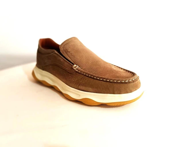 Erkek Hakiki Deri Hafif İthal Taban Casual Ayakkabı