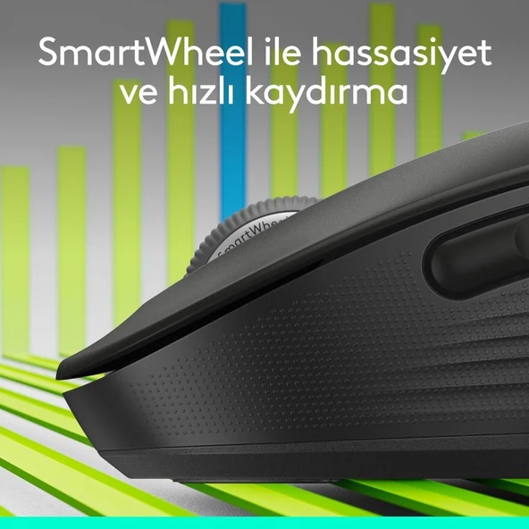 Logitech Signature M650 Kablosuz Mouse, Büyük Boy Sağ El i - Teşhir - 4