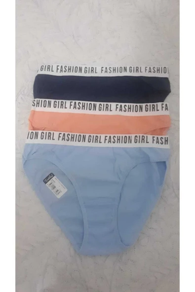 Kuzey Underwear Kadın Hera Bikini Külot Lastikli Bikini Külot Lastikli 3'lü