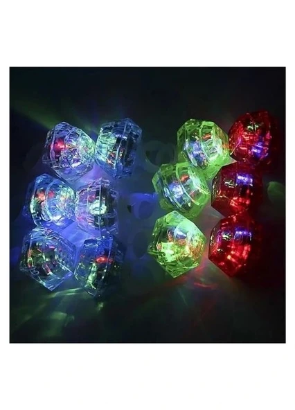 Nessiworld Kristal LED Parti Yüzük Seti (6'lı)