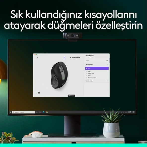 Logitech Signature M650 Kablosuz Mouse, Büyük Boy Sağ El i - Teşhir - 6