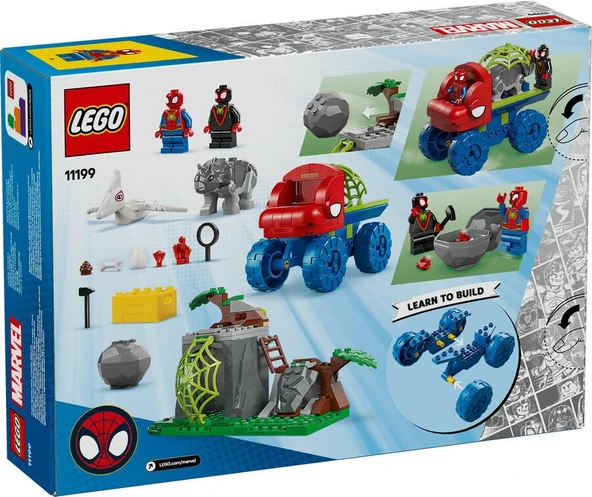 LEGO Super Heroes 11199 Team Spidey Dino Crawler Rescue - Resim 2