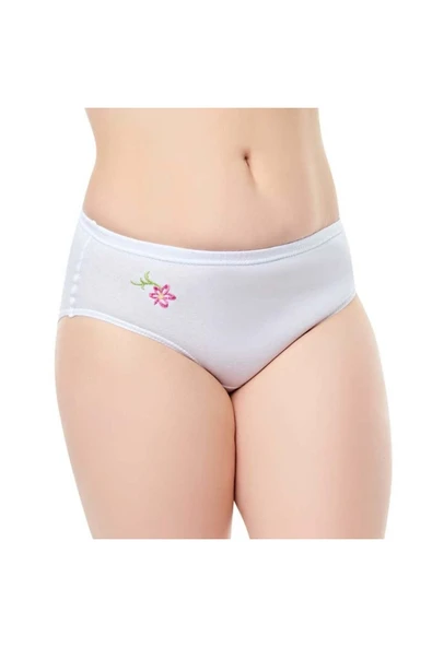 Kadın / Işli Kadın Beyaz Külot / 6'lı Paket Külot / [renk : Beyaz]