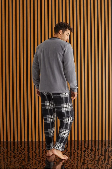 tissue Ekose Polar Erkek Pijama Takımı