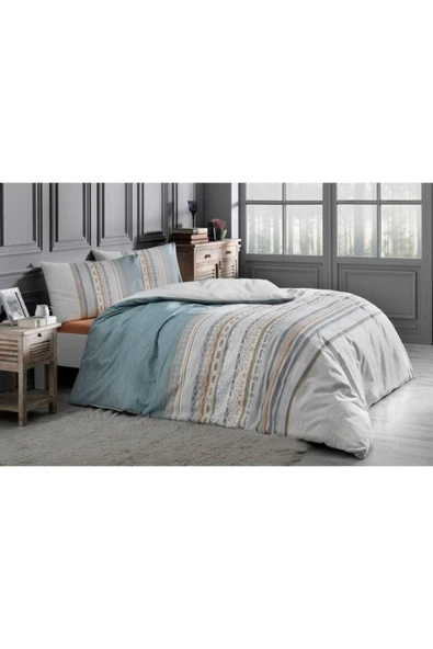 Özdilek Çift Kişilik Nevresim Takımı Lıneal Yeşil ürün görseli 1