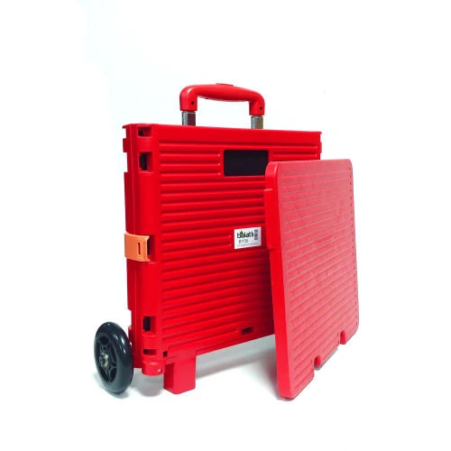 Balatlı Katlanabilir Portatif Market ve Pazar Taşıma Arabası By06