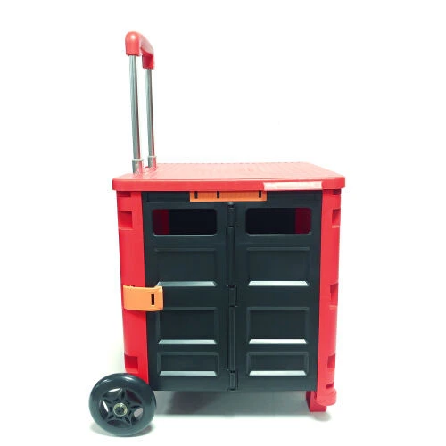 Balatlı Katlanabilir Portatif Market ve Pazar Taşıma Arabası By06 - 2