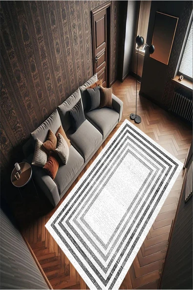 Çizgili Halı, Salon Halısı, Yıkanabilir, Kaymaz Taban, Mutfak Halısı, Yolluk, İnce Halı
