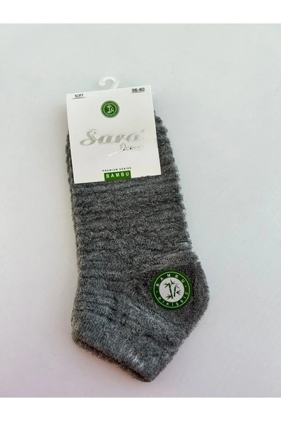 Bambu Ters Örgü Havlu Çorap