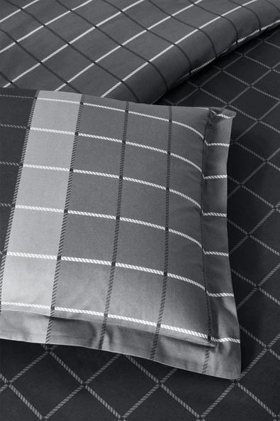 Nera Çift Kişilik Lastikli Çarşaf Nevresim Takımı - Resim 3