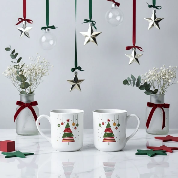 GÜRAL PORSELEN Enternasyonel 2 Kişilik Mug Bardak  6265 ürün görseli 1